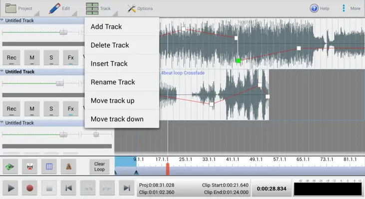 MixPad Free android App screenshot 2