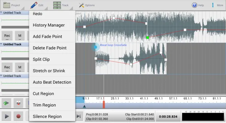 MixPad Free android App screenshot 3